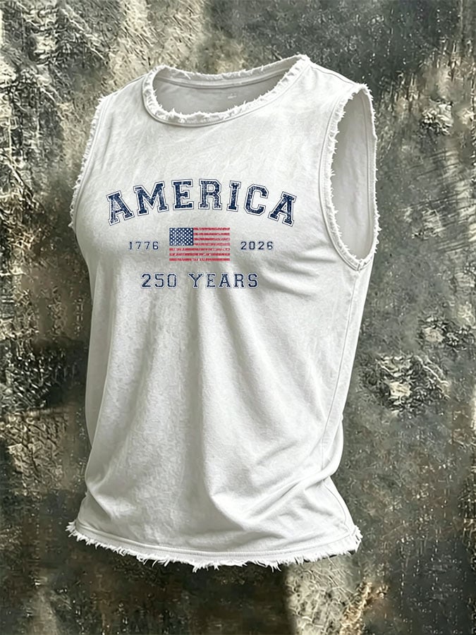 Men'S Casual Printed Vest