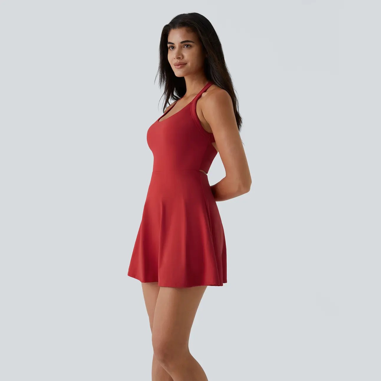 🔥Backless Sleeveless Criss Cross Active Spring Dresses for Women