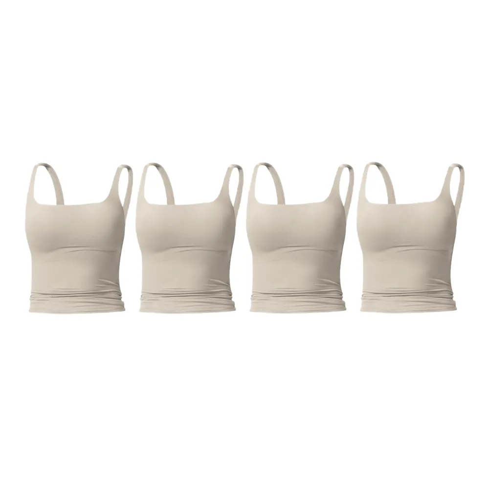 Women's Solid Color Sports Tank Top