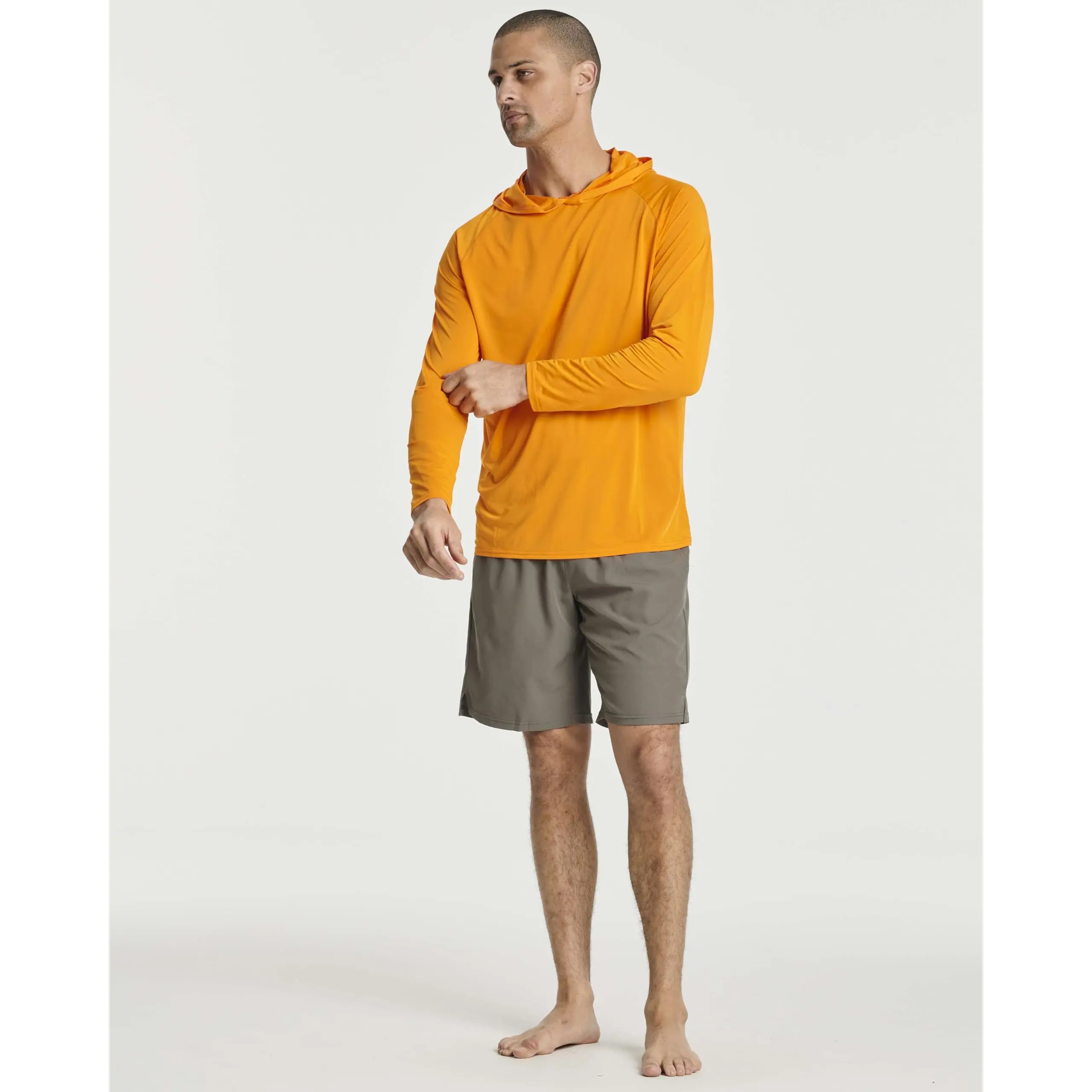 3 Pack: Men's Rash Guard Hoodie Sweatshirt Sun Protection UPF Fishing Shirt (Available in Big & Tall)