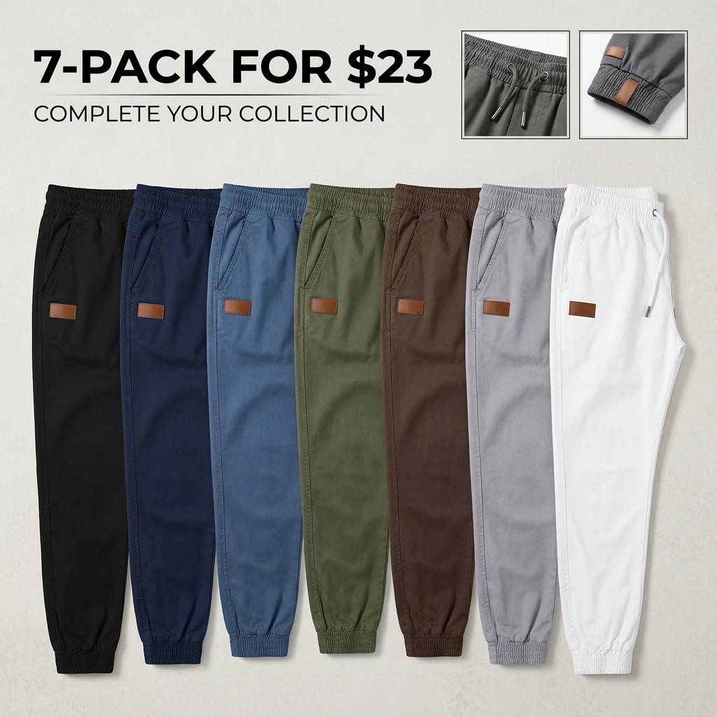 Men’s 10-Pack Everyday Jogger Set