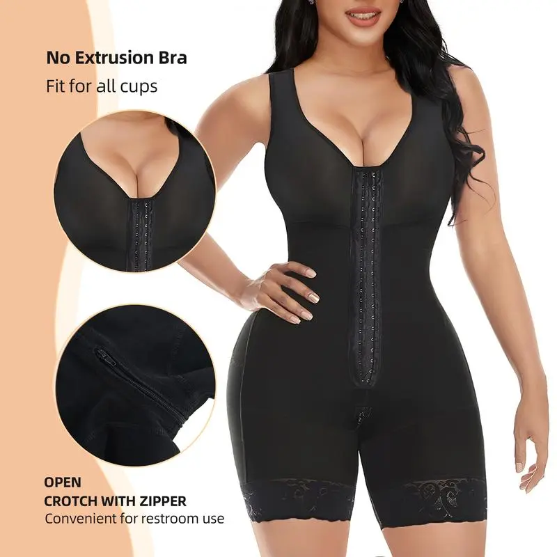 Women's Colombian Faja Full-Body Shaper (Tummy Control, Butt Lifter)