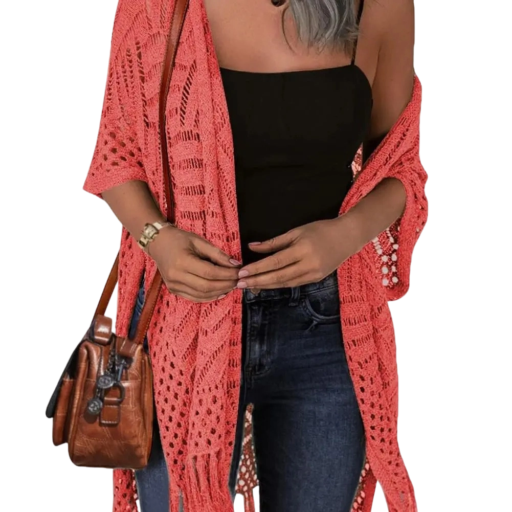 Women's Open Front Kimono Cardigan