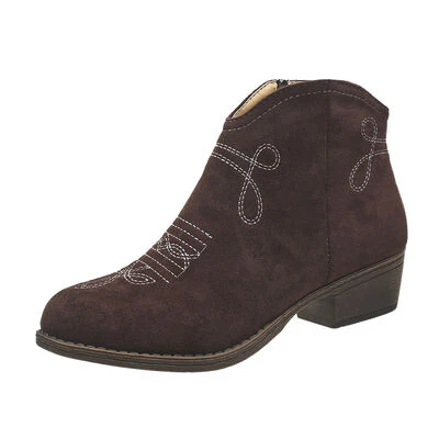 Block Heel Ankle Boots (multiple color options)