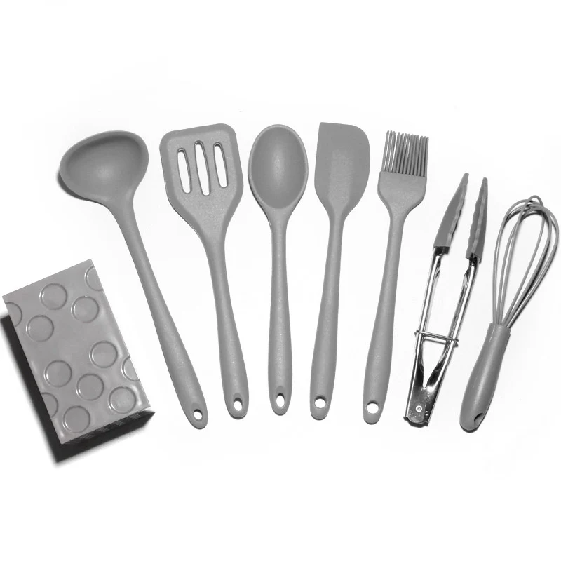 Silicone Utensil with Matching Utensil Cup