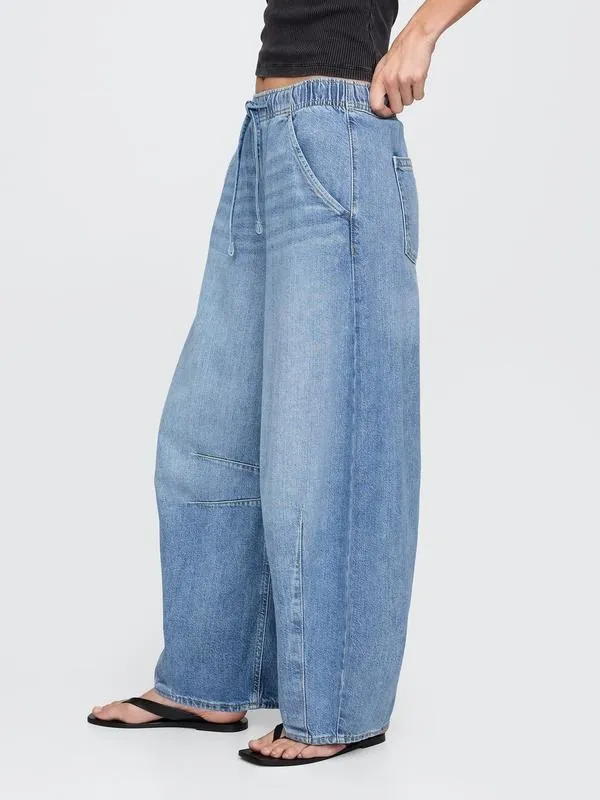 Women's Mid Rise UltraSoft Easy Horseshoe Jeans