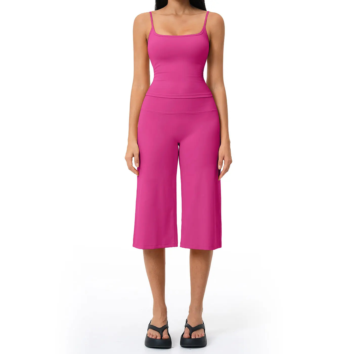 New Yoga Set: Camisole Top, High-Waisted Quick-Dry Casual Shorts, Running & Outdoor Yoga Outfit