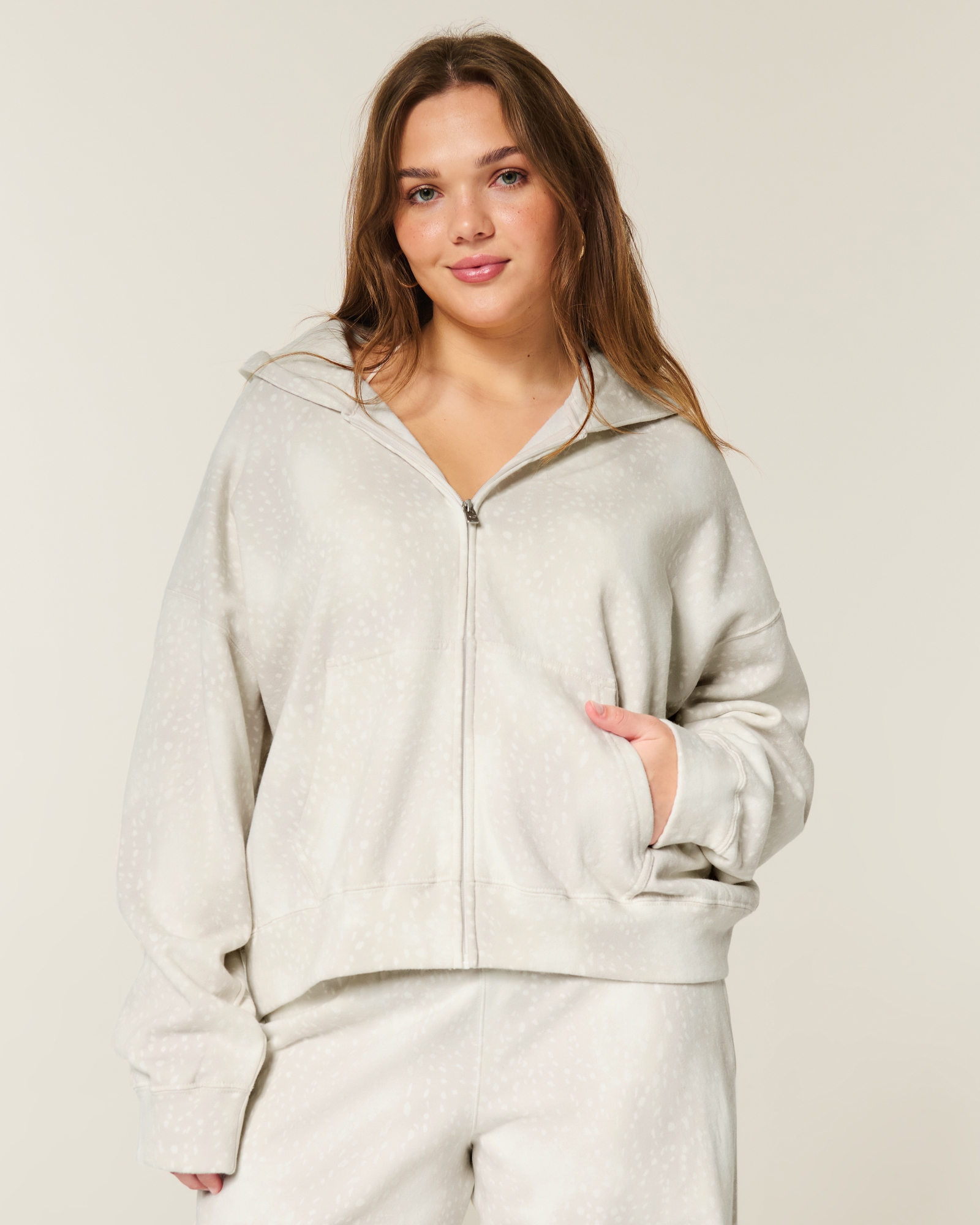 Oversized Zip-Up Hoodie