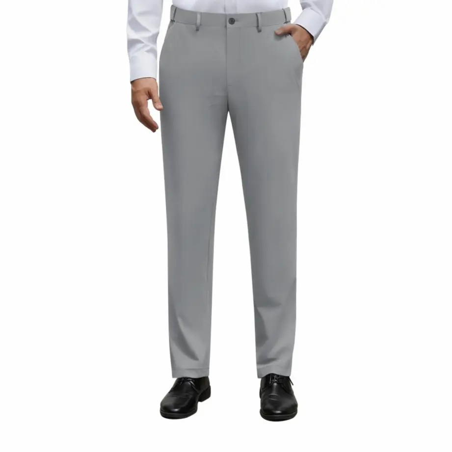 Men’s Stretch Dress Pants – Wrinkle-Free, Expandable Waist, Lightweight Golf & Business Casual Trousers
