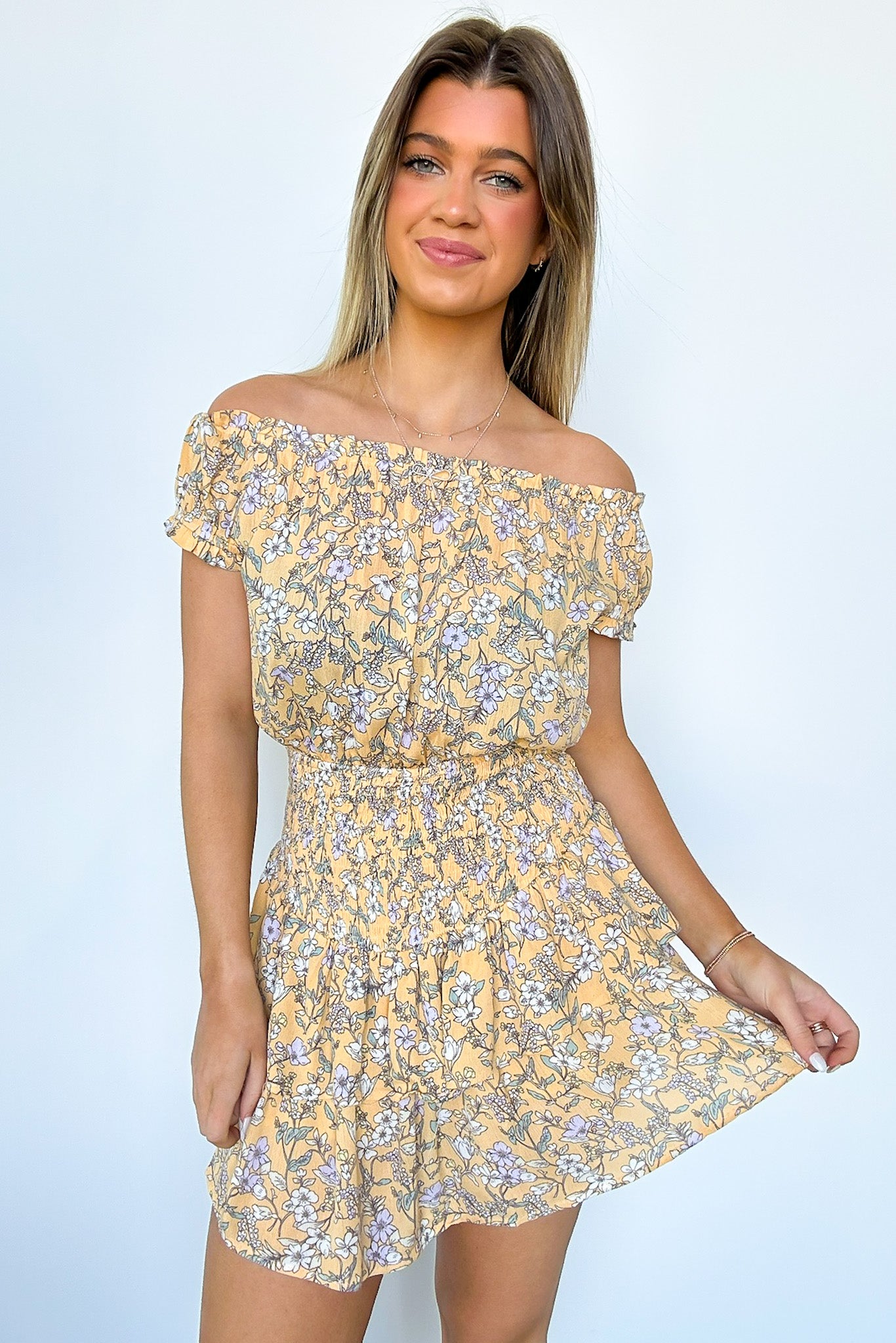 Floral Smocked Romper