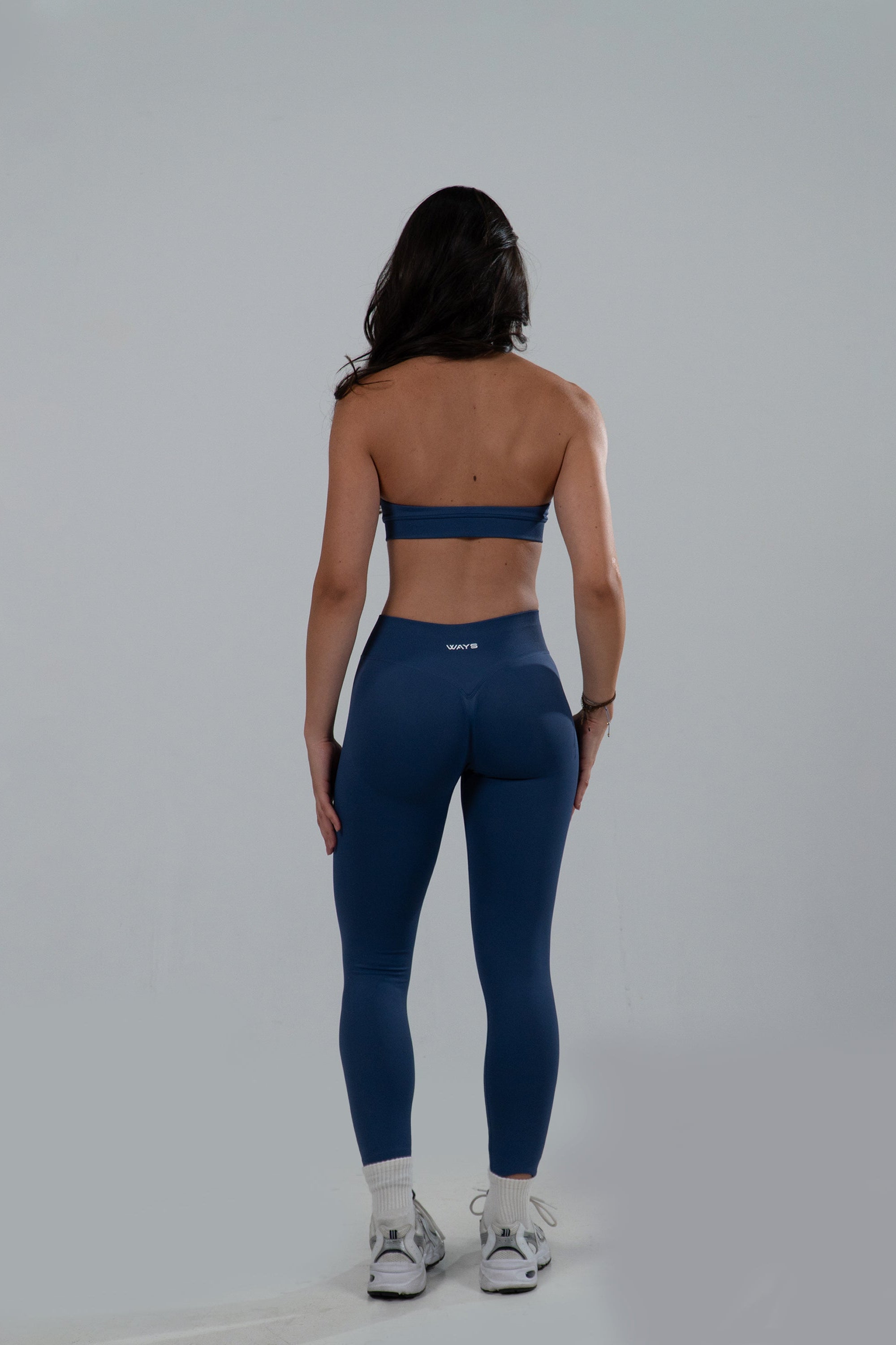 React Seamless Legging Azul