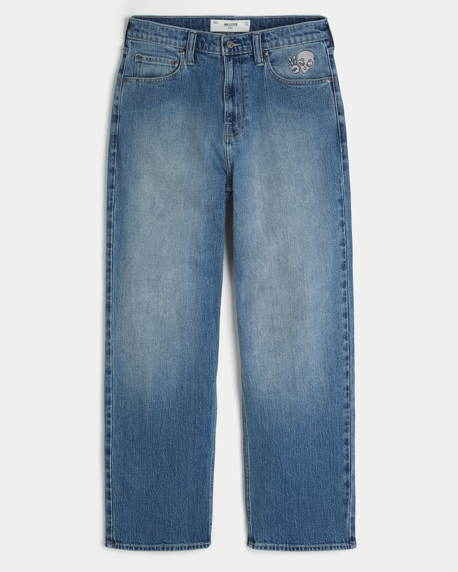 Grey Baggy Jeans