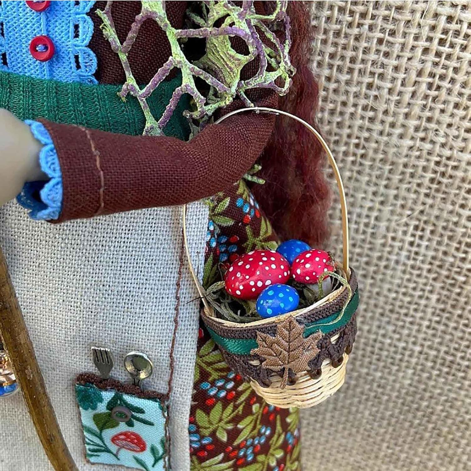Handmade Kitchen Witch Doll  Your Kitchen's Lucky Charm & Whimsical Companion