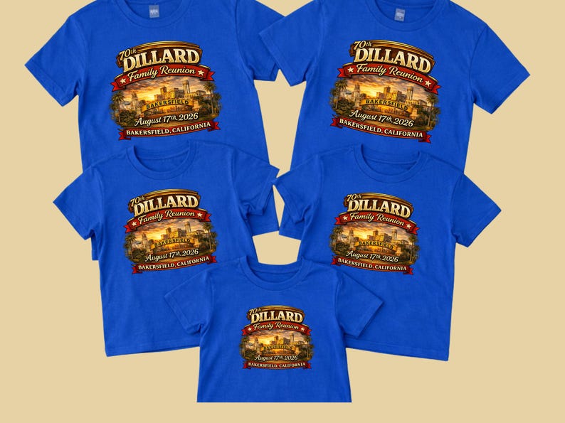 Personalized Family Reunion Shirts, Matching Family Tees with Cityscape Design, Custom Family Shirts for Reunion, Choose your city