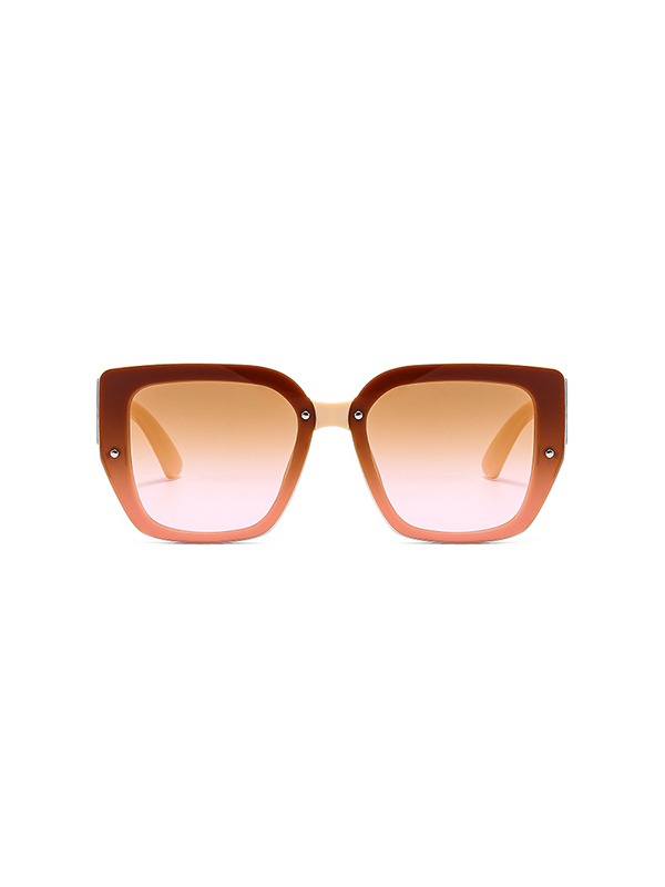 Geometric Sun-Protection Sunglasses Accessories