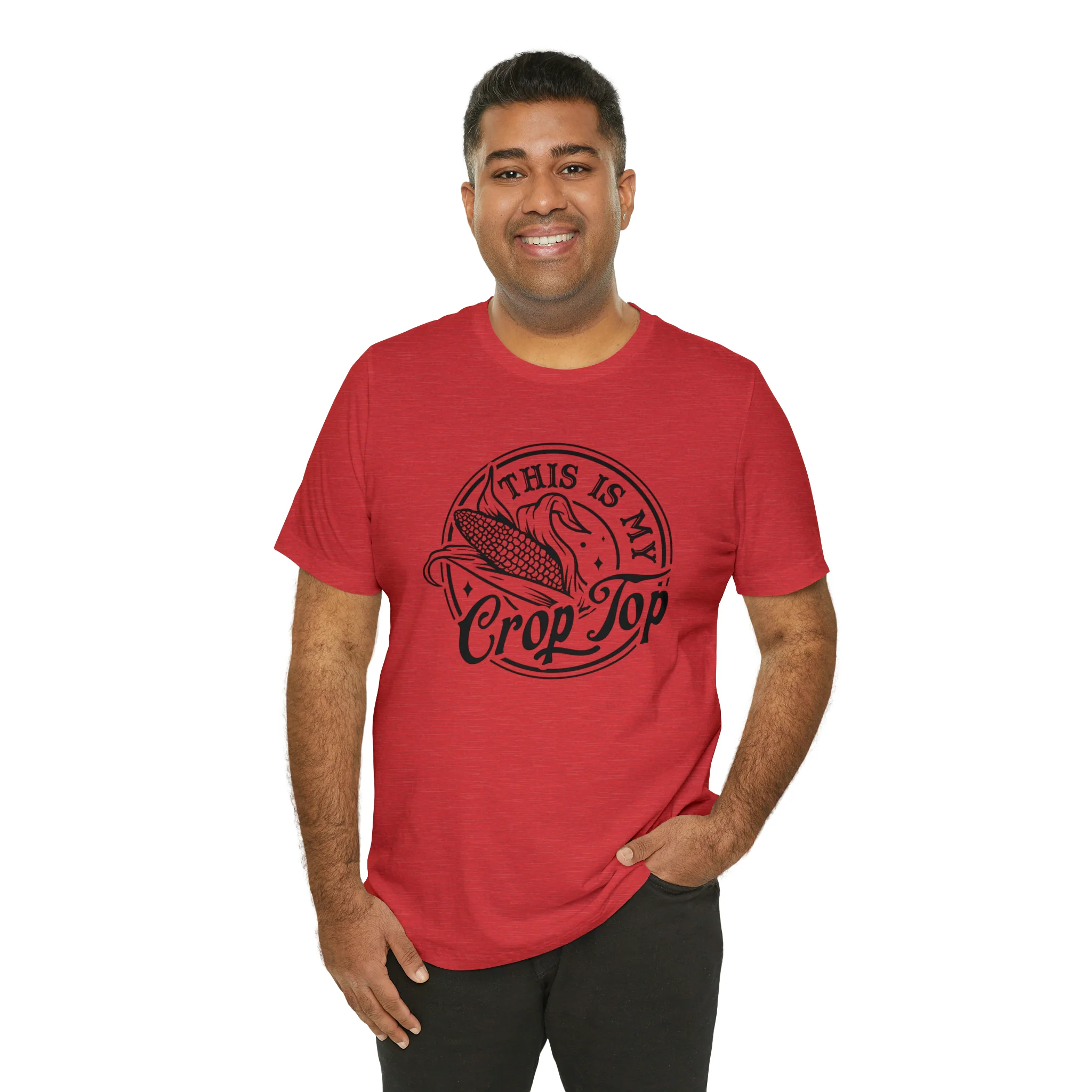 Crop Top Unisex Jersey Short Sleeve Tee
