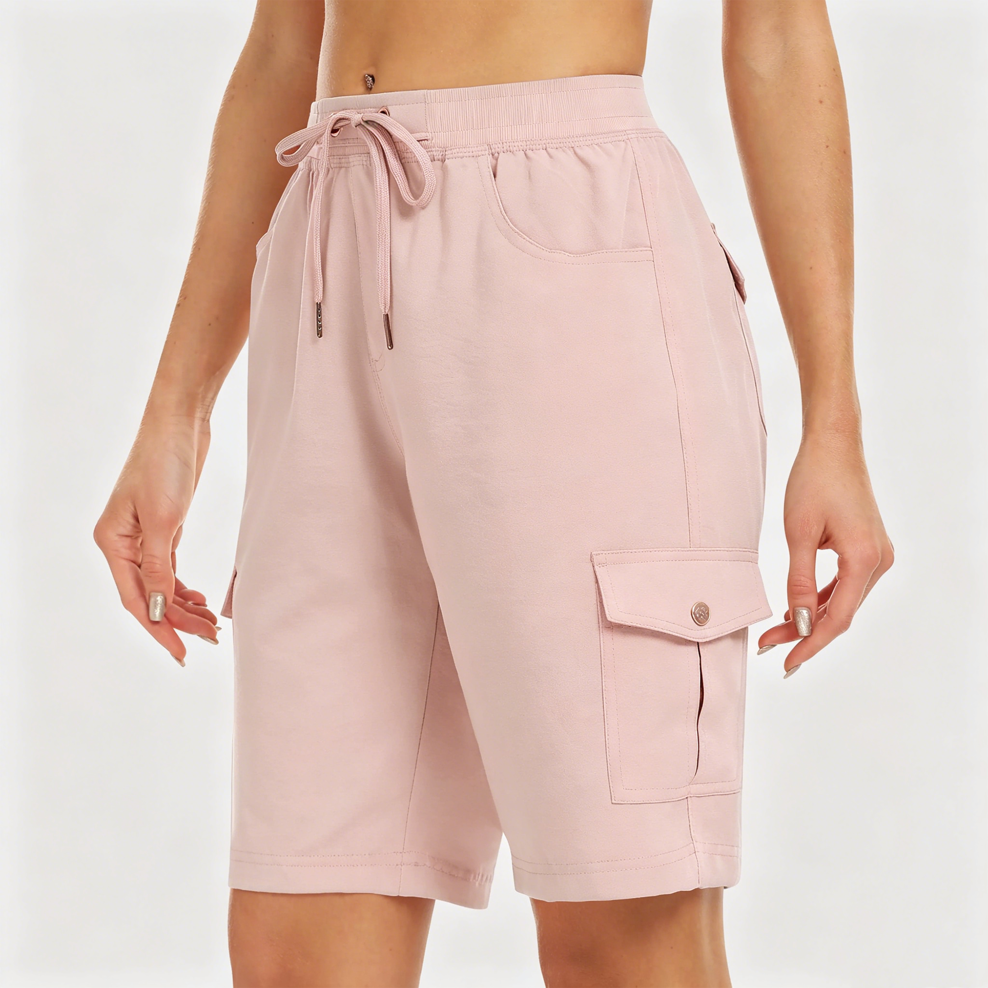 💥Exclusive Price -Women's Elastic Waist Quick-Dry Outdoor Shorts with Multi-Pockets