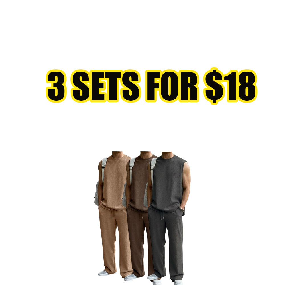 Men's Ribbed Vacation Set