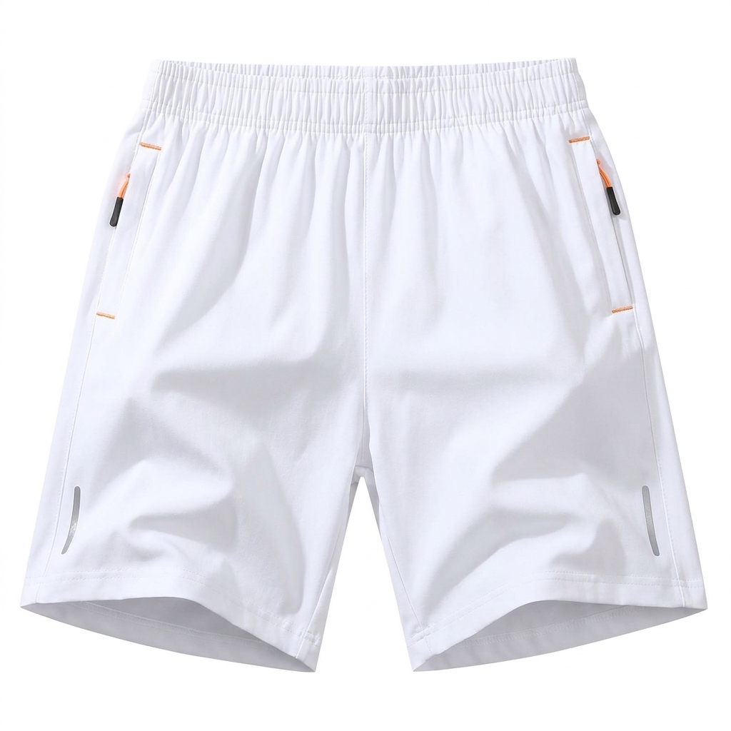 Men's Ice Silk Quick-Dry Zipper Pocket Shorts