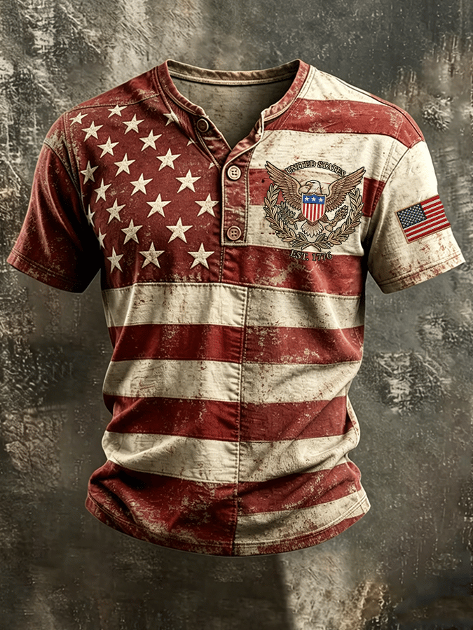 Men's 250th Anniversary Short-Sleeve Printed Polo Shirt