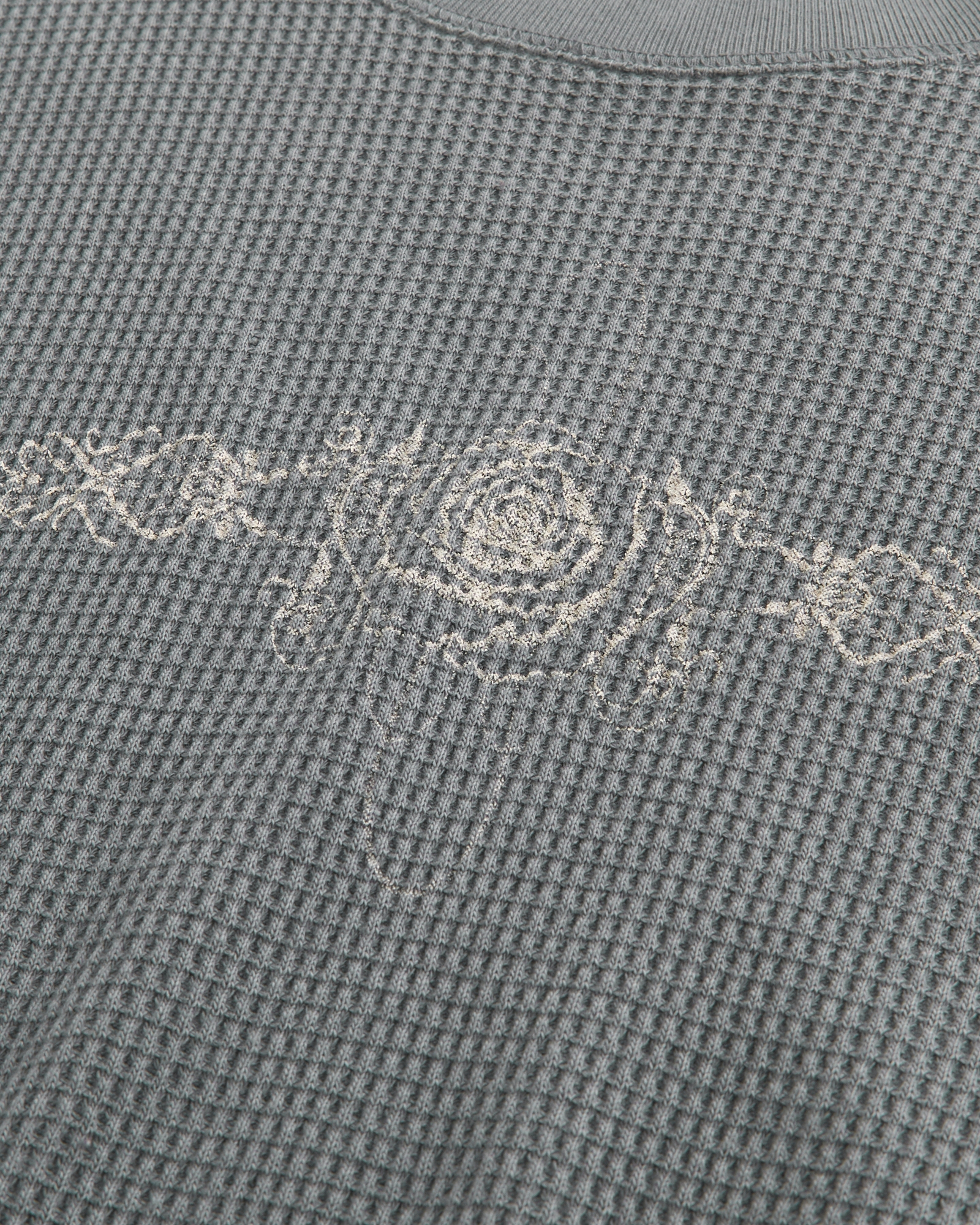 Rose & Angel Wings Graphic Thermal Shirt