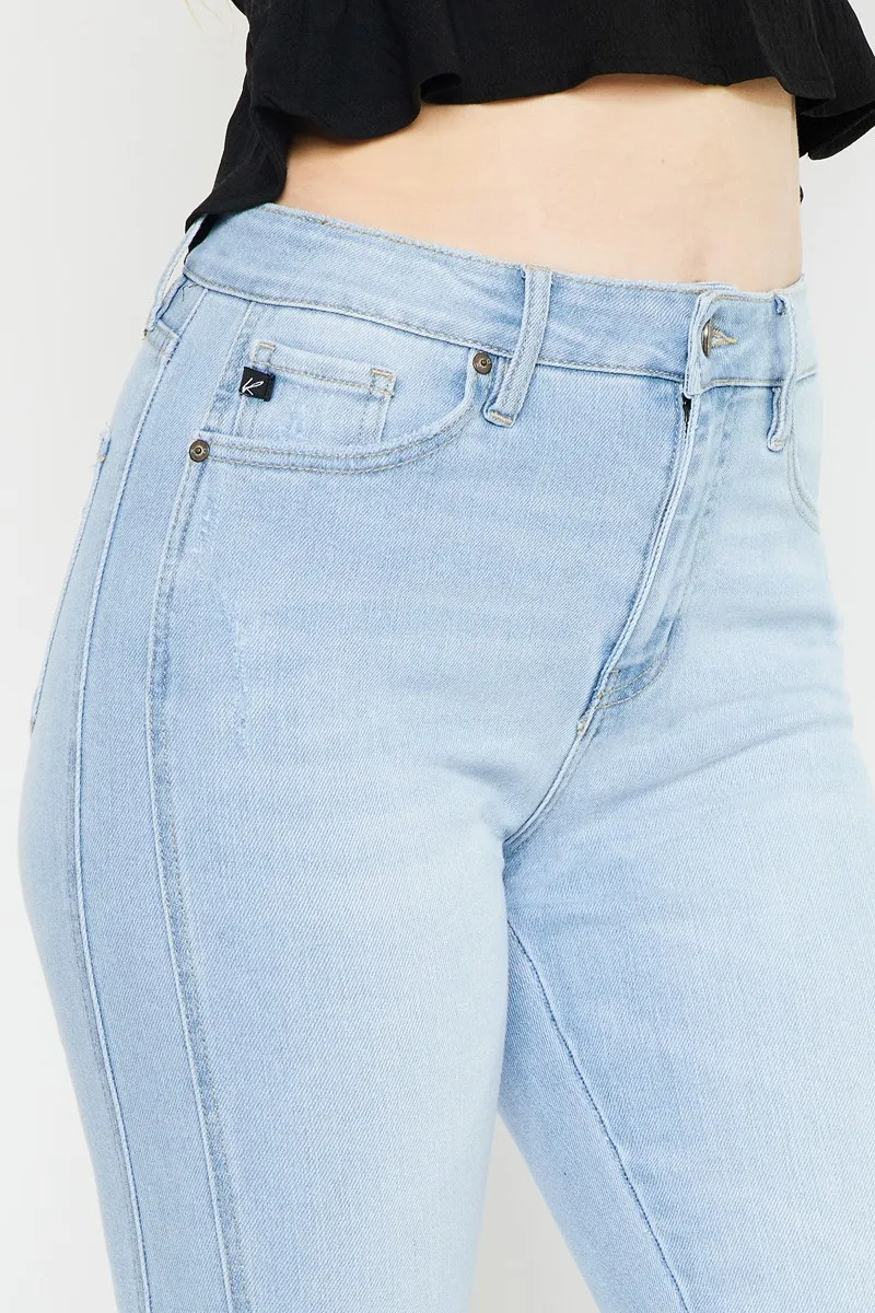 High Rise Curvy Flare Jeans