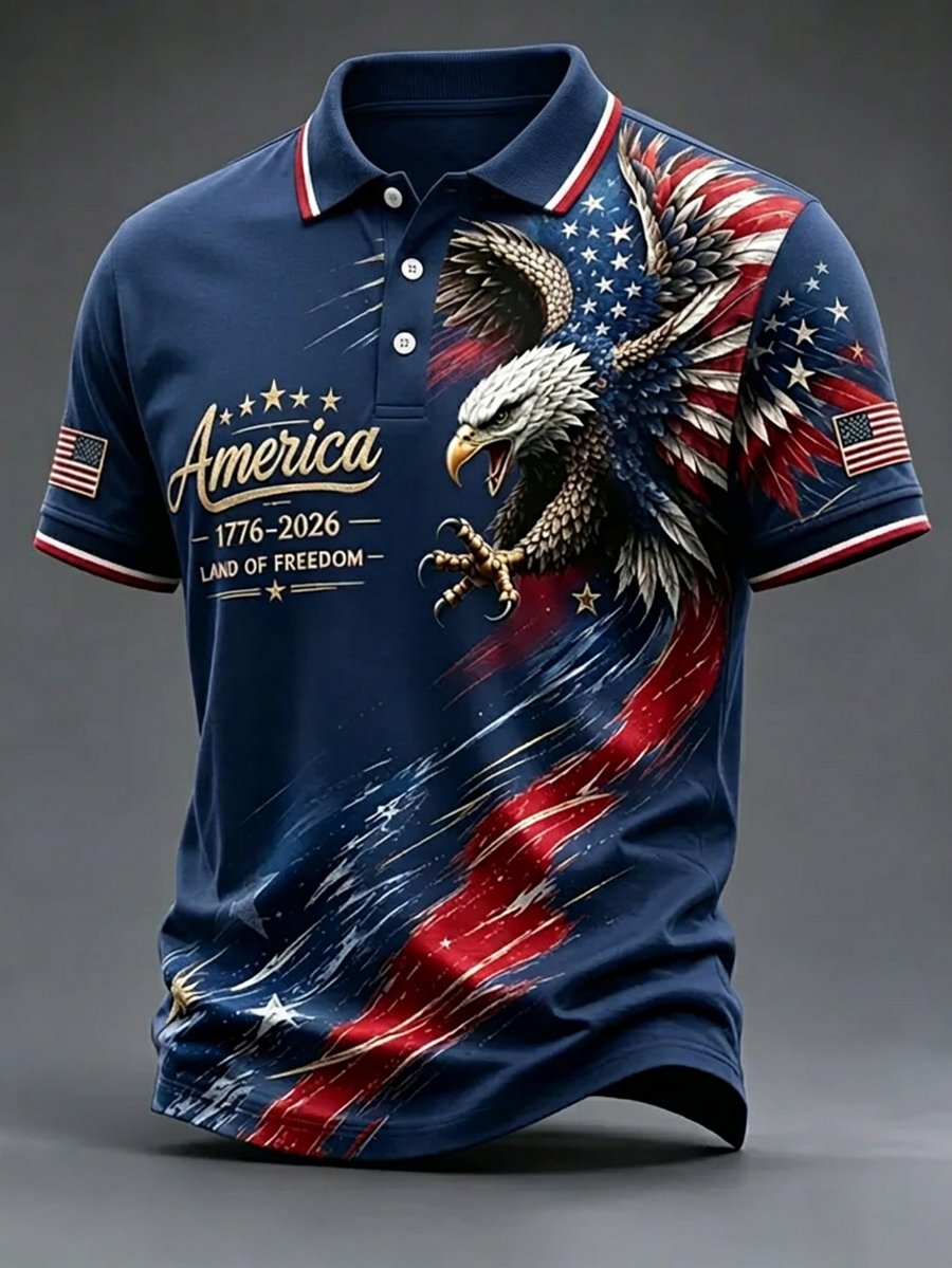 Men's U.S. 250th Anniversary Short-Sleeve Polo Shirt
