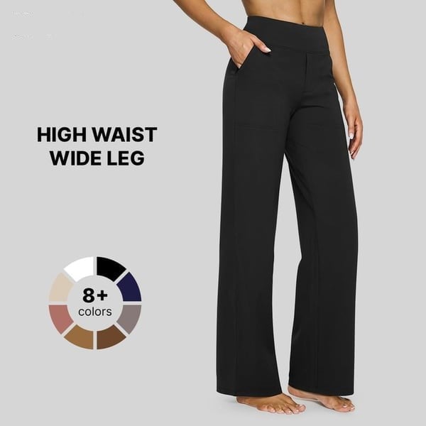 🏆Flash Sale⚡ 50K+ SOLD! Almost Gone-💥Loose High-Waist Business Casual Pants Yoga Pants