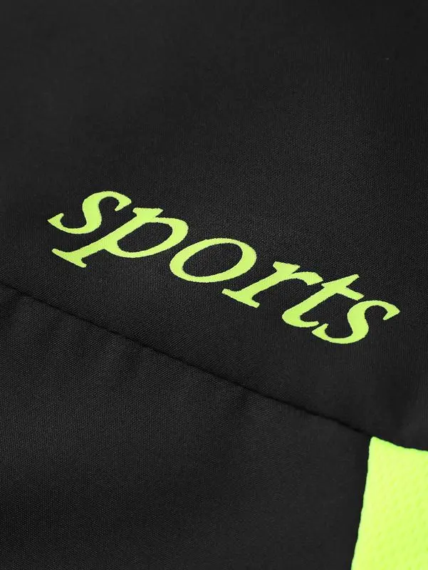 Men's casual stand-up collar jacket paired with sweatpants, breathable and comfortable.