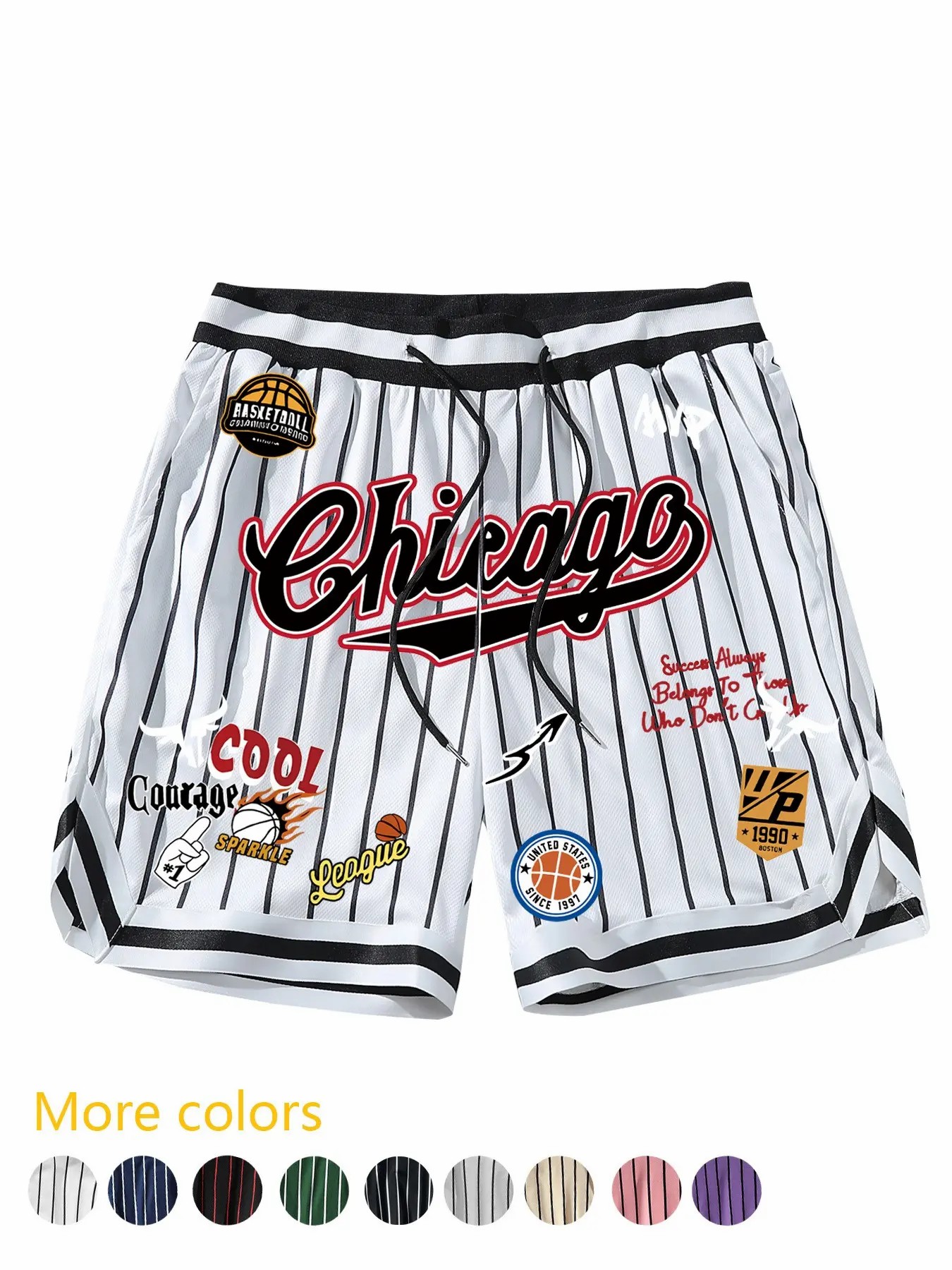🏀 Men’s Retro MVP Basketball Shorts – Quick-Dry Athletic Streetwear Shorts