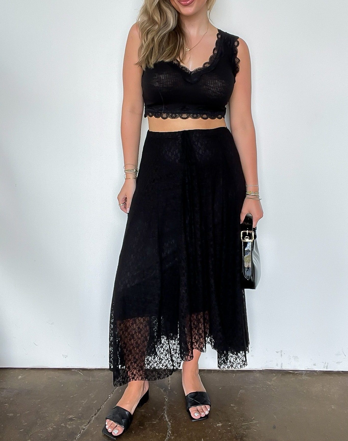 Lace Maxi Skirt