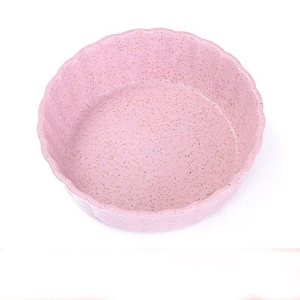 4PC Colorful Fluted Wheat Straw Bowls