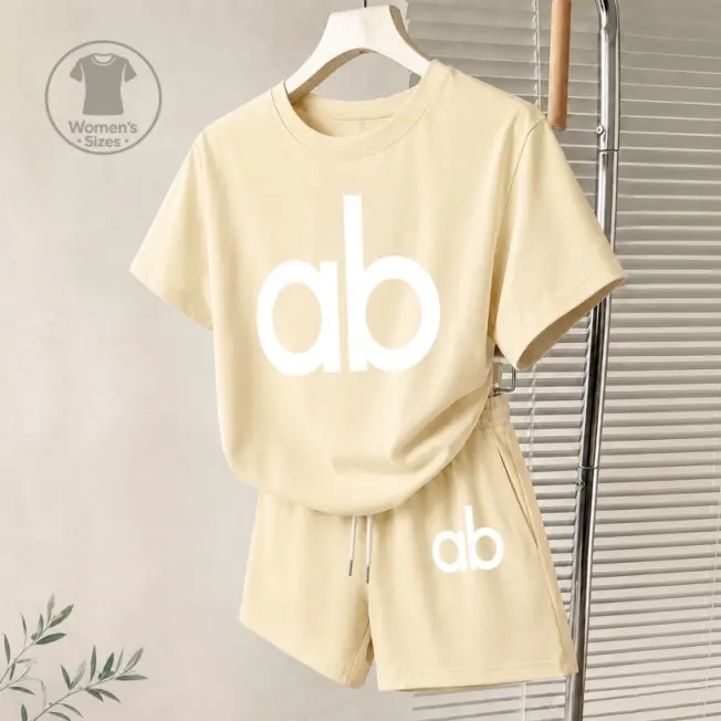 Women's Minimalist Summer Two-Piece Set