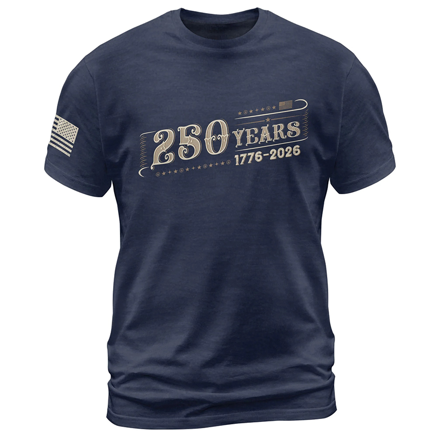 250 Years Independence Anniversary T-Shirt – 1776–2026 Vintage America