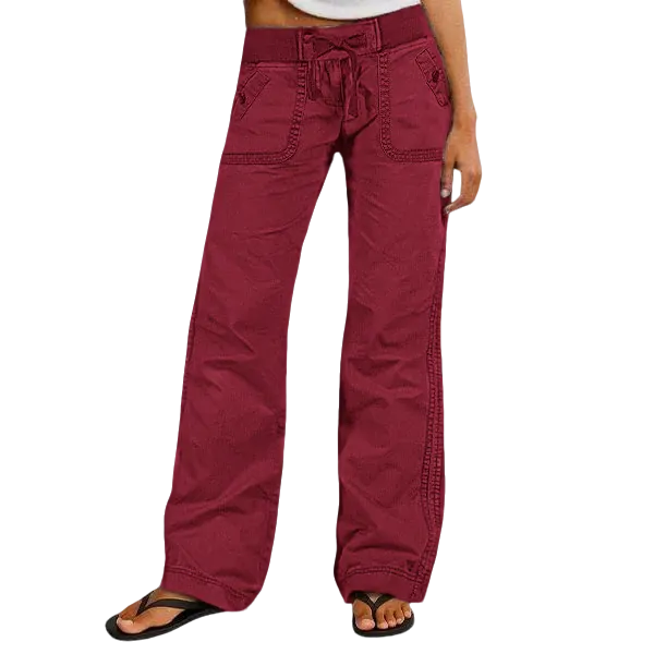 ⚡FINAL SALE⚡- Women's High Stretch Mid Rise Straight Pants