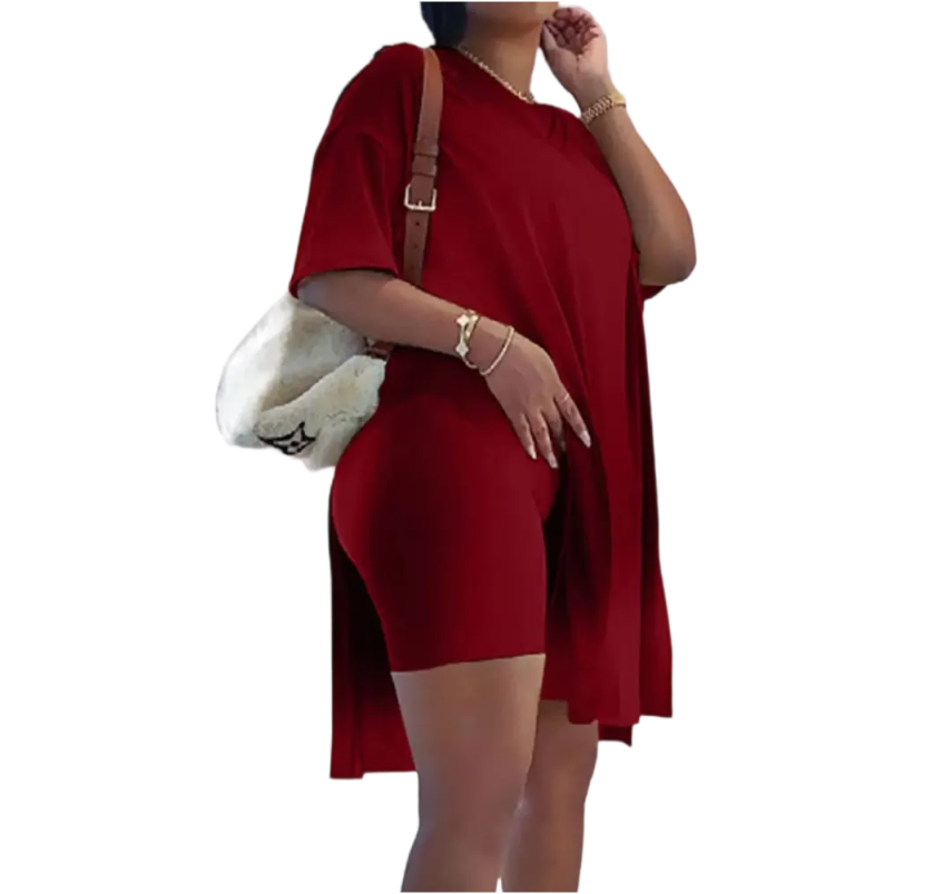 Women's Spring Summer Hooded Top & Lounge Pants Set