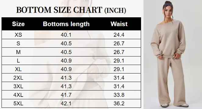 Women’s Sloping Shoulder Top & Wide Leg Pants Set