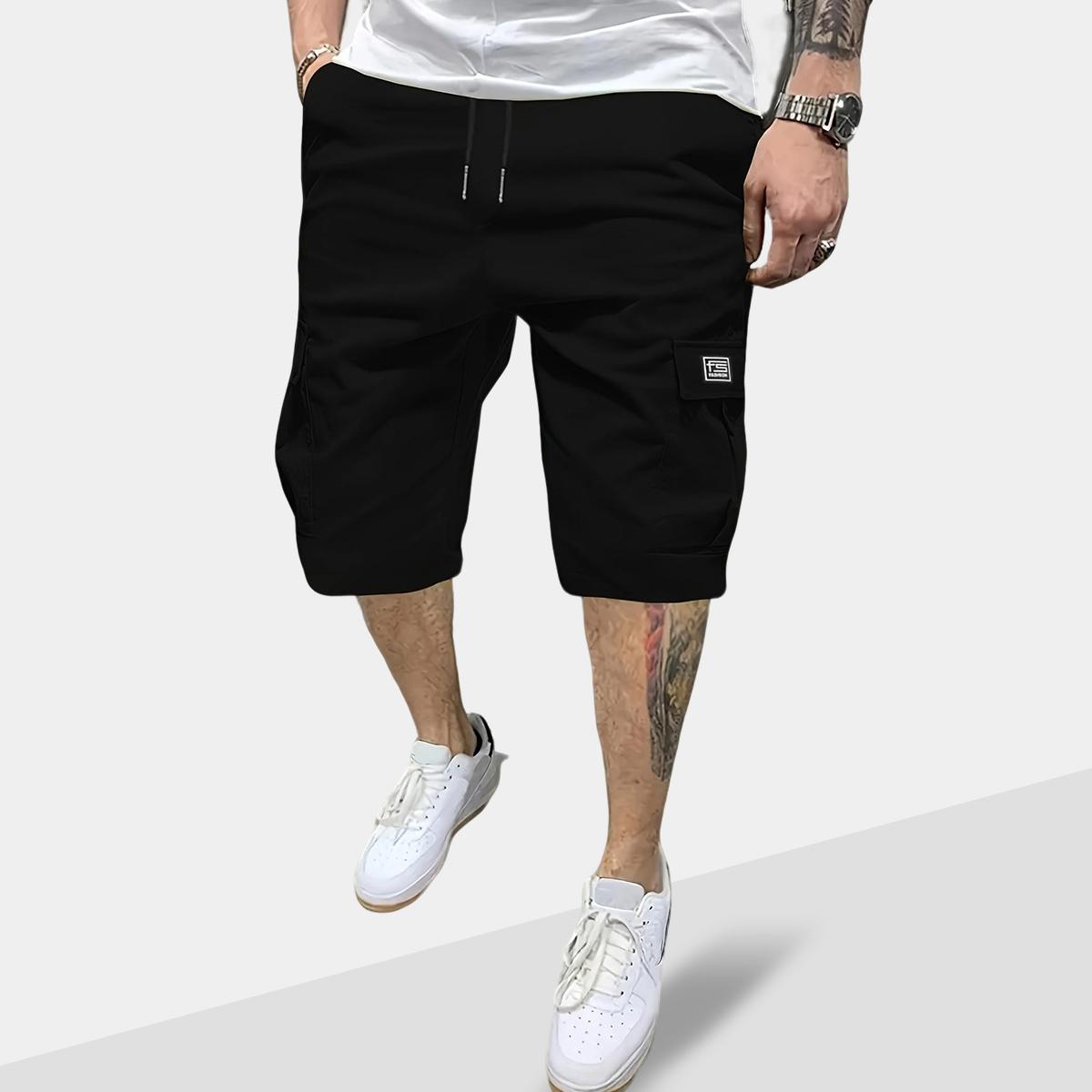 This Week's Special Price🍃Men's Shorts Set Slanted Pockets Bottoms for Everyday Use