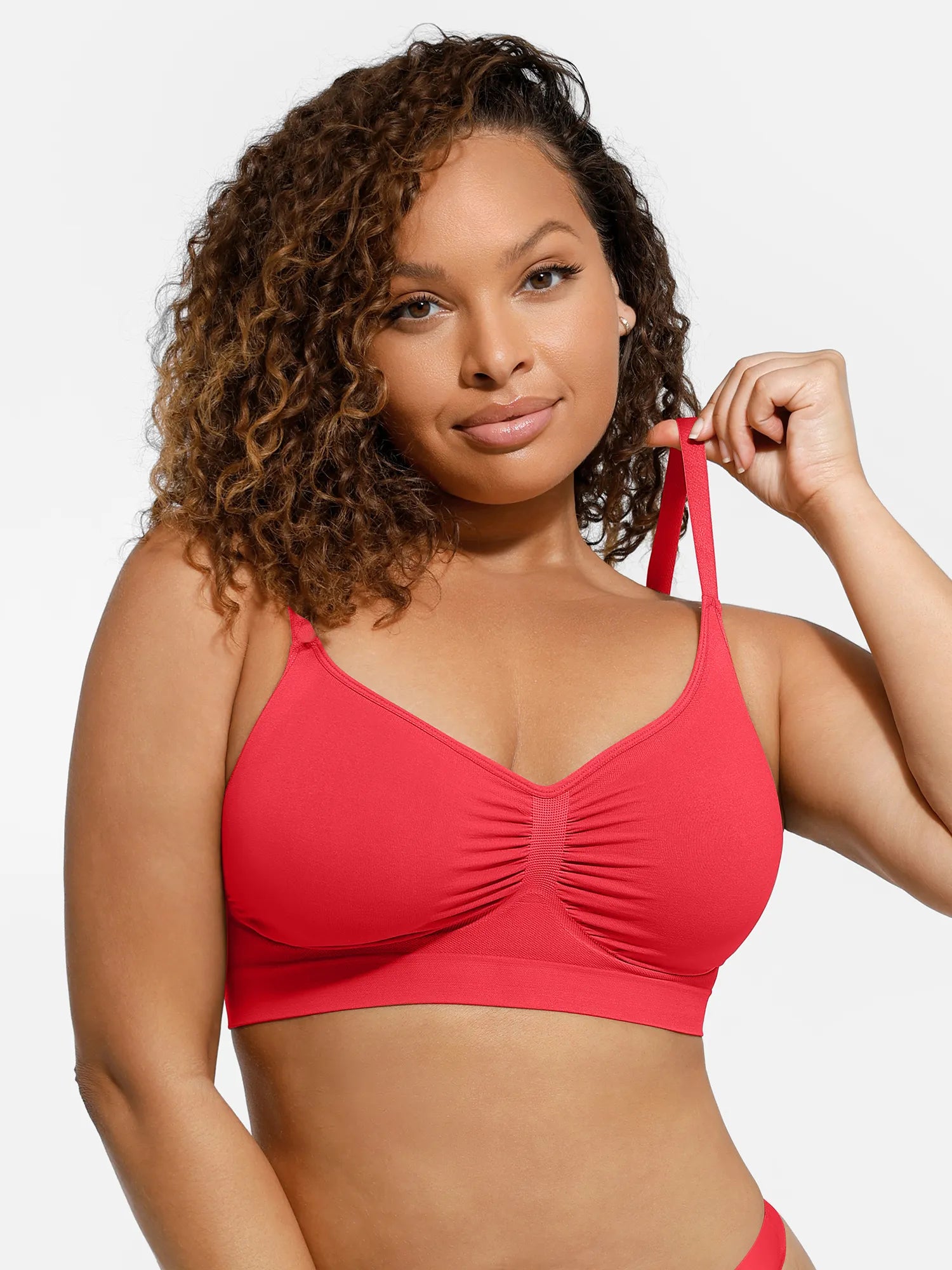 Feelingirl Everyday Wireless Bra Unlined Soft Bra