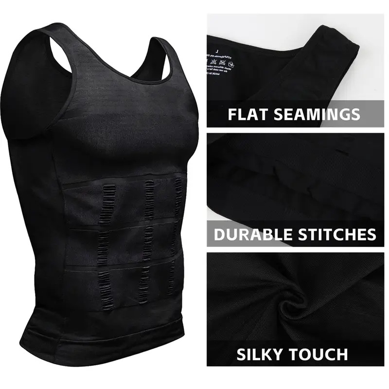 Men's slimming compression vest