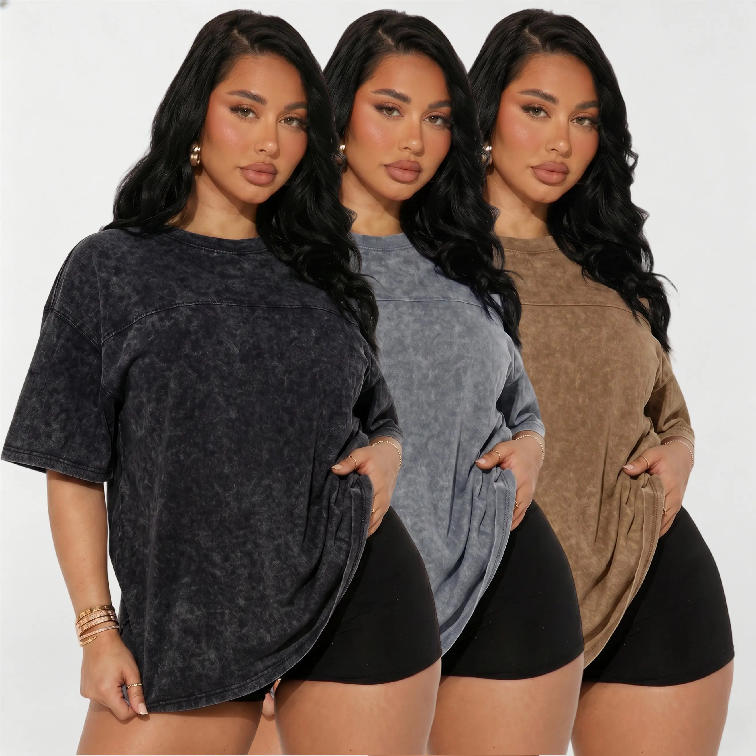 🌟 5-Pack Women's Vintage Cotton T-Shirts