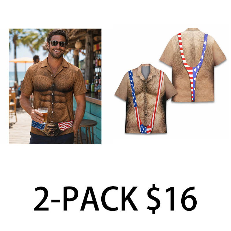 Men's Patriotic Swim Trunks – American Flag 