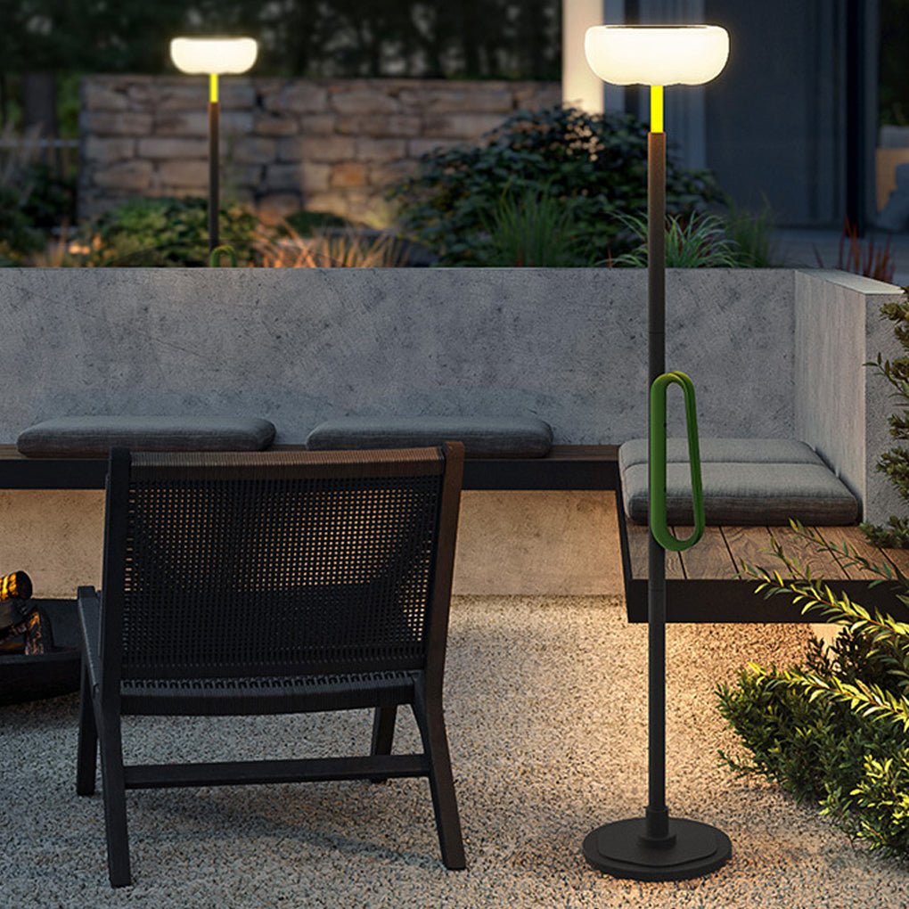 Portable Solar Outdoor Floor Lamp for Lawn BBQ Party Camping Activities