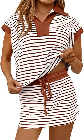 Women's 2-Piece Polo Skort Set