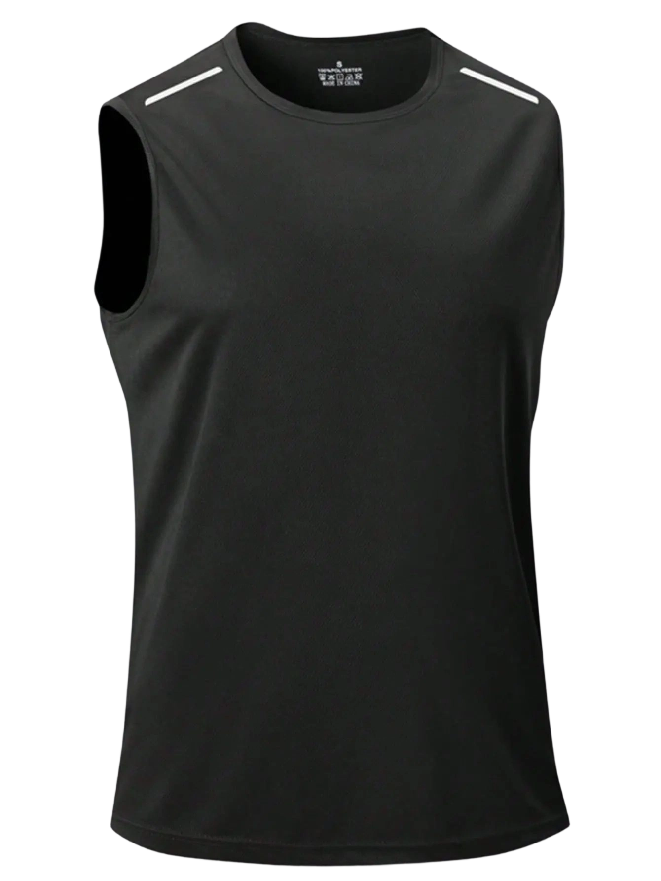 10-Pack Quick-Dry Sleeveless Sports Vest with Reflective Shoulder Strips