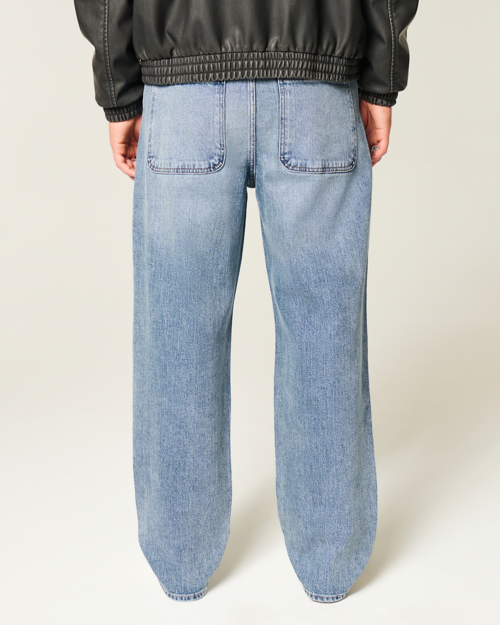 Light Wash Baggy Jeans