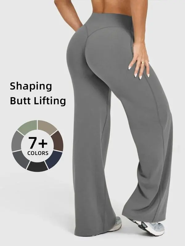 Women's Casual Wide Leg Sport Pants, Perfect Choice for Autumn & Winter