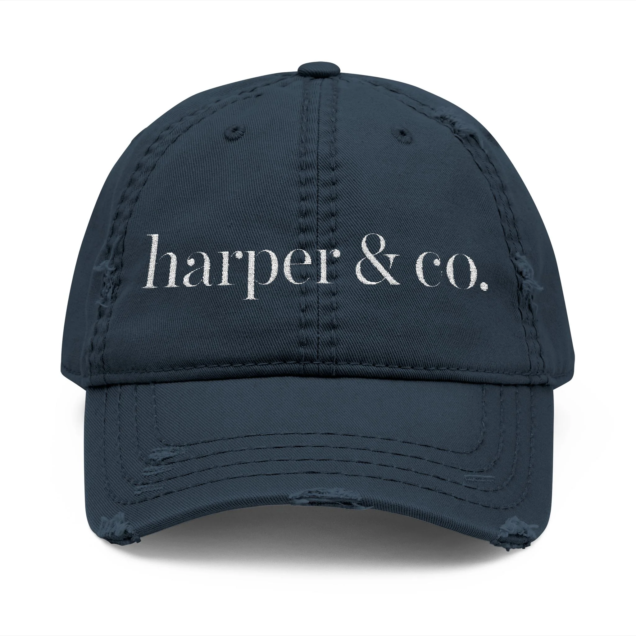 Distressed Ball Hat (Embroidery)