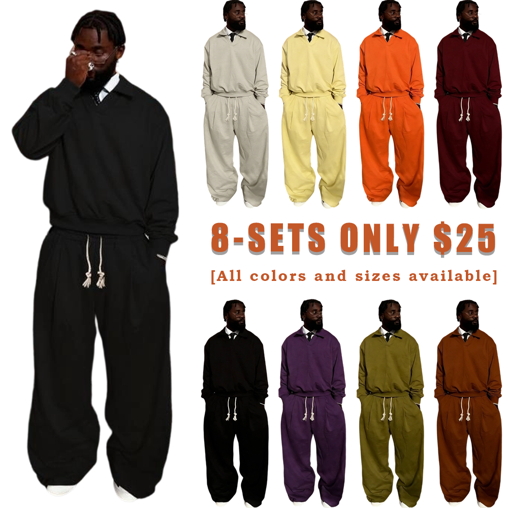 Men's Comfortable Casual Fashion Two-Piece Set