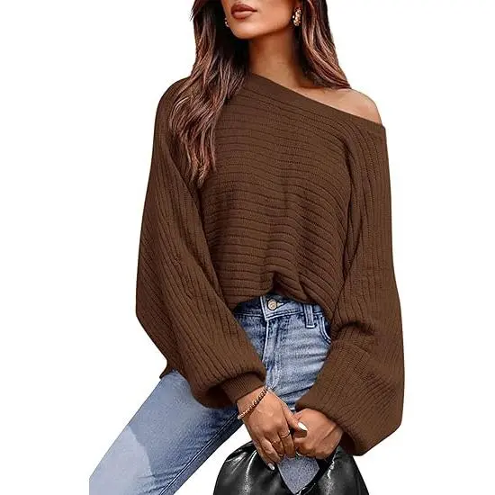 Womens Boat Neck Sweater